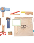 9 Piece Wooden Pretend Play Hair Styling & Grooming Kit