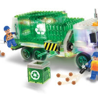 Laser Pegs Building Blocks Playset, Heroes Collection: Recycle Truck