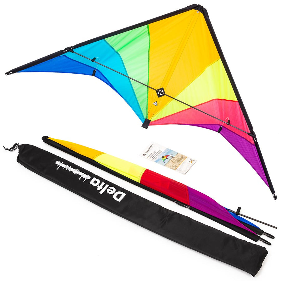 57"Delta Hawk - Neon Rainbow