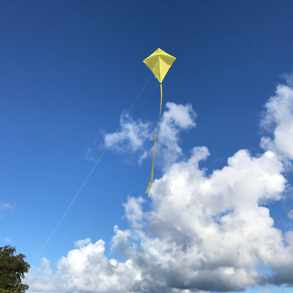 30" Solid Diamond Kite - Yellow