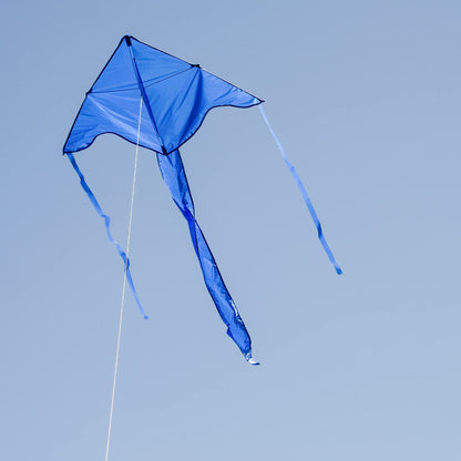 In the Breeze Solid Color Fly-Hi Kites - Blue