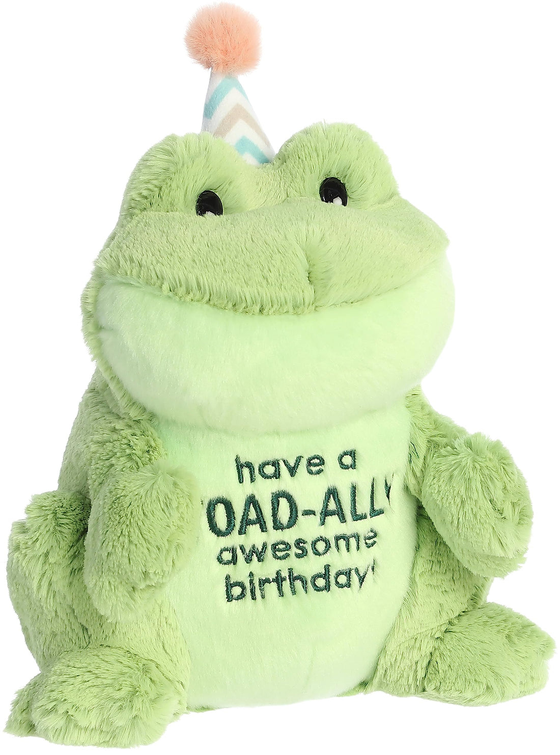 Aurora - Toad-Ally Awesome Birthday Stuffed Animal - Green 10"