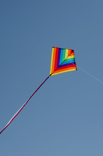 30" Diamond Kite - Rainbow Stripe