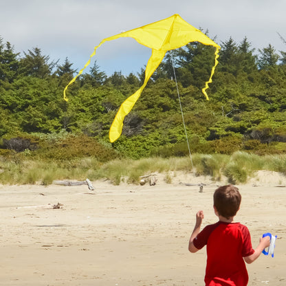In the Breeze Solid Color Fly-Hi Kites - Yellow