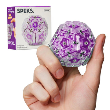 Speks Geode Sphere Magnetic Fidget Toy - Quartz