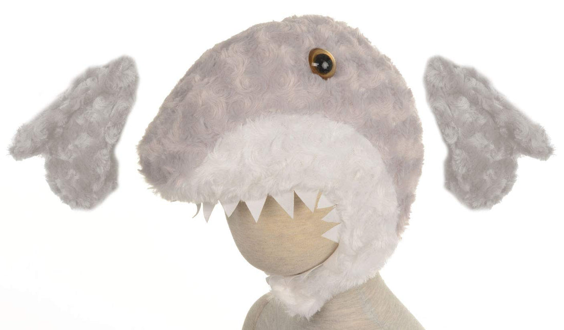 UNDERWRAPS Kid's Children's Animal Pack Dress Up Kit - Shark Childrens Costume, Gray, One Size