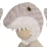 UNDERWRAPS Kid's Children's Animal Pack Dress Up Kit - Shark Childrens Costume, Gray, One Size