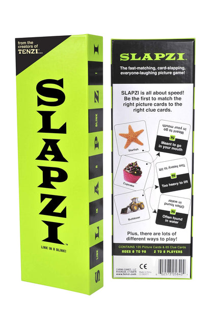 TENZI SLAPZI - The Quick Thinking and Fast Matching Card Game for All Ages - 2-8 Players