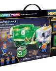 Laser Pegs Building Blocks Playset, Heroes Collection: Recycle Truck