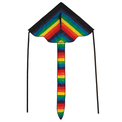 46" Fly-Hi Kite - Rainbow Stripe