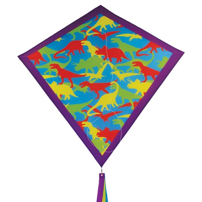 30" Diamond Kite - Dinosaur Camouflage