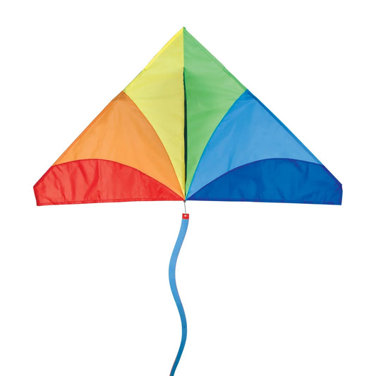 56" Delta Kite - Traditional Rainbow