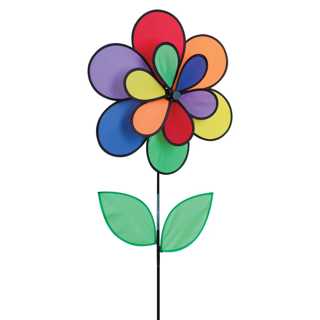 Double Daisy Spinner - Rainbow