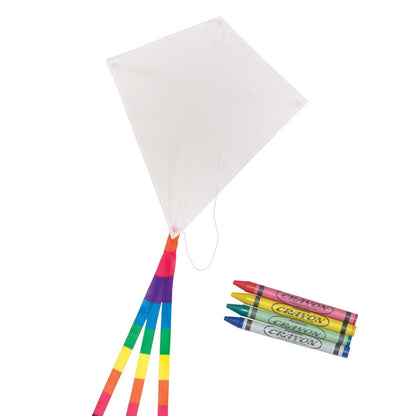 20" Diamond Coloring Kite W/ Crayons