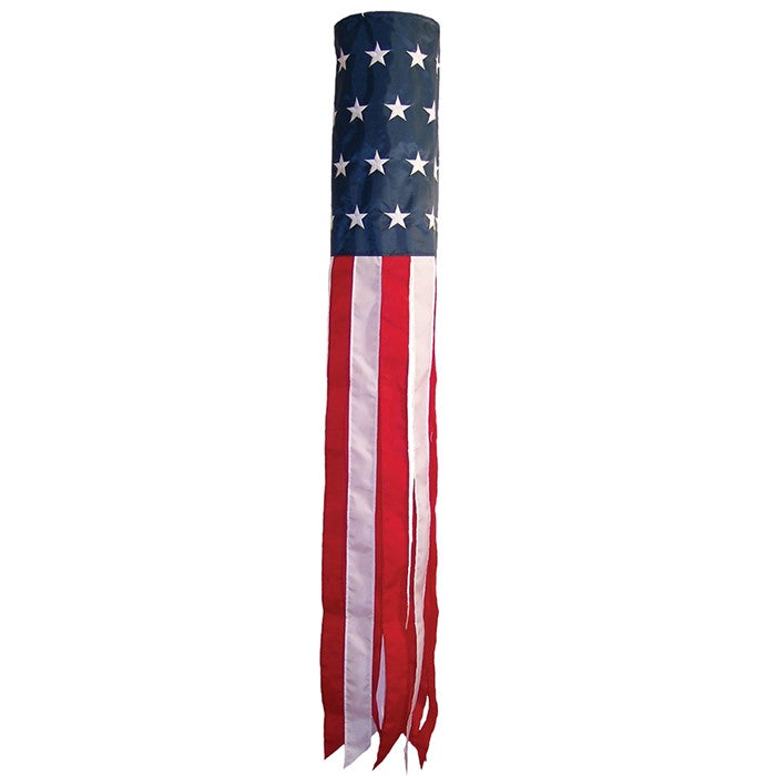 60 inch Embroidered Star Windsock