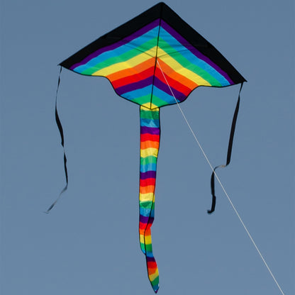 46" Fly-Hi Kite - Rainbow Stripe