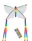 23" Butterfly Coloring Kite W/ Crayons