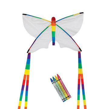 In The Breeze - 23" Butterfly Coloring Kite W/ Crayons