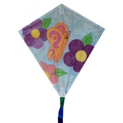 20" Diamond Coloring Kite W/ Crayons