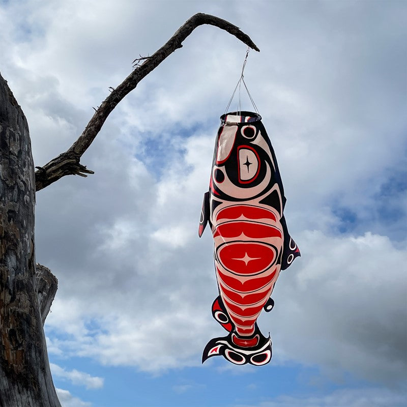 48" Fishsock - Salmon Totem