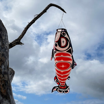 48" Fishsock - Salmon Totem