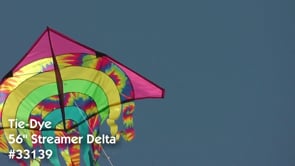 56" Stream Delta Kite - Tie Dye