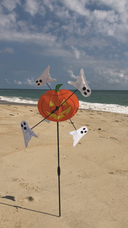 10" WhirliGig Spinner - Pumpkin