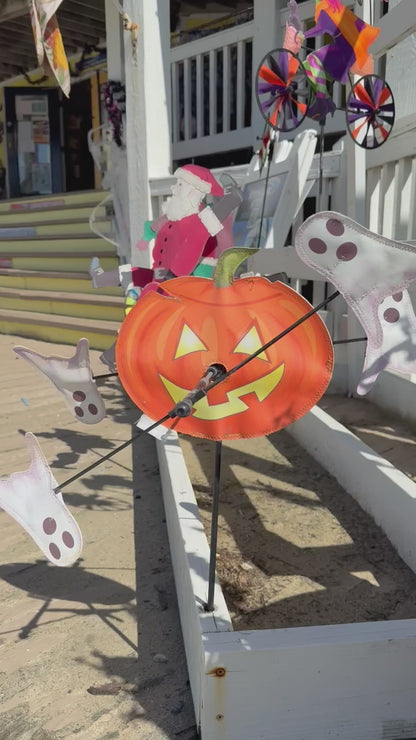 10" WhirliGig Spinner - Pumpkin