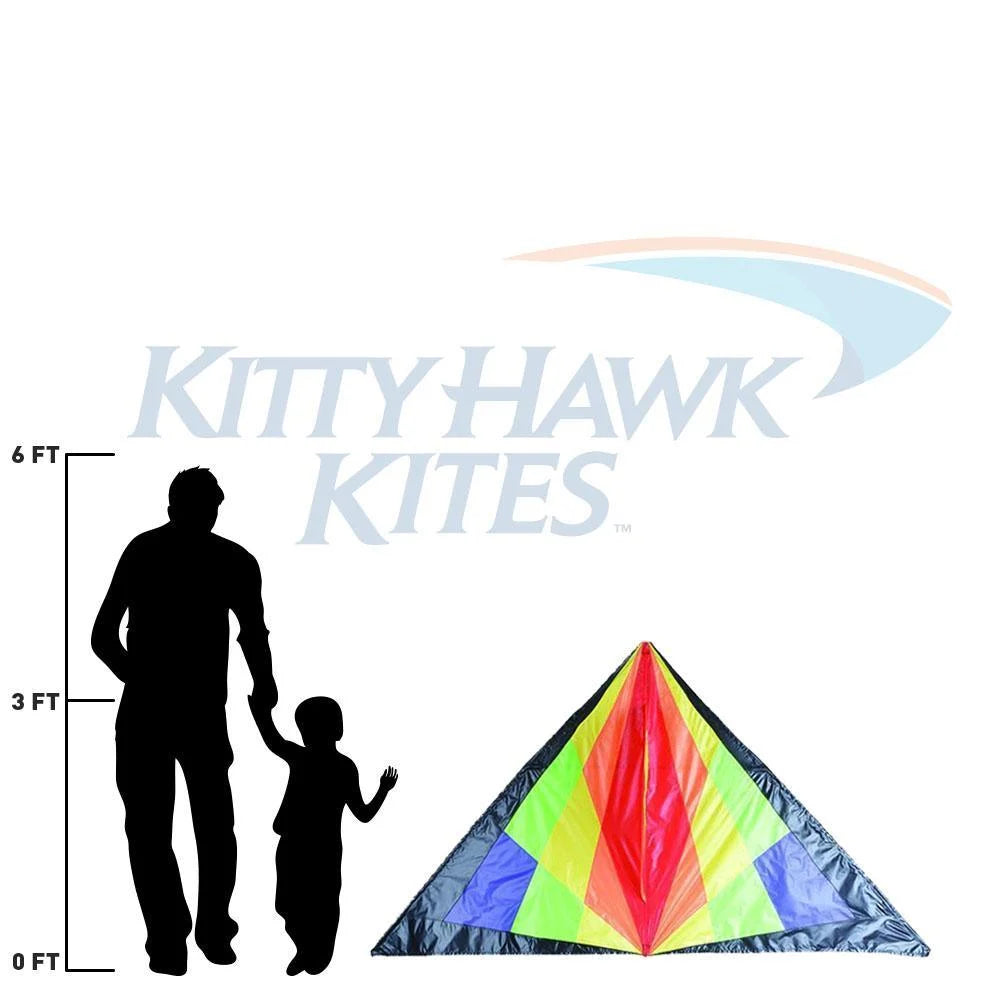 6.5 Foot Festive Sky Delta Kite Package