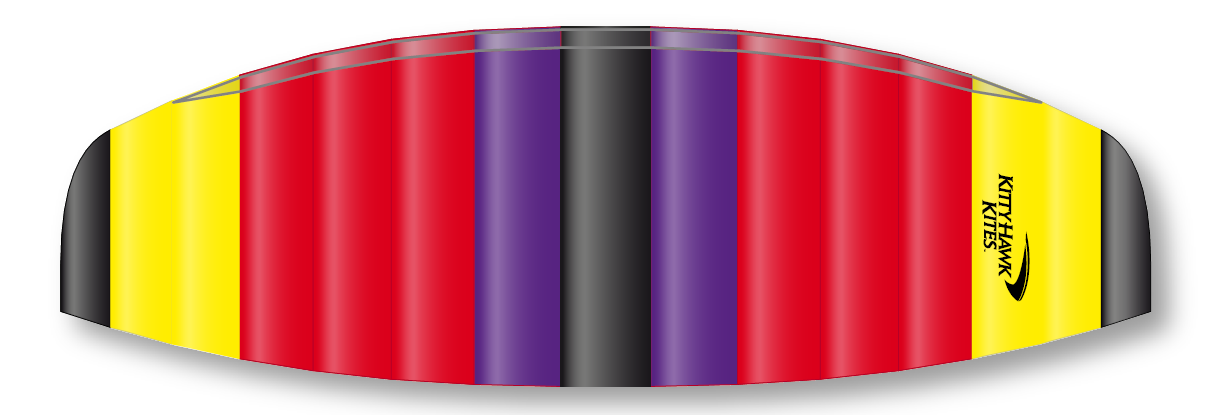 HQ Symphony Beach III 2.2 Foil Kite - SUNFIRE