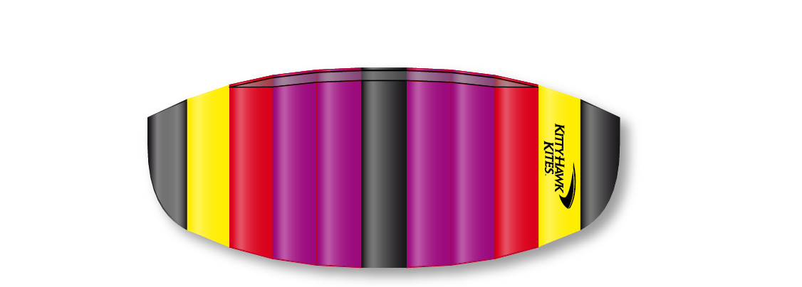 HQ Symphony Beach III 2.2 Foil Kite - SUNFIRE