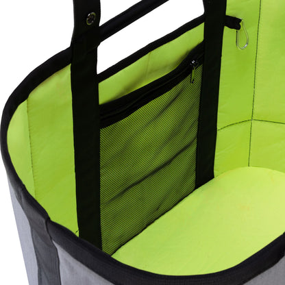 Prism Grab Bag Tote - Neon Yellow