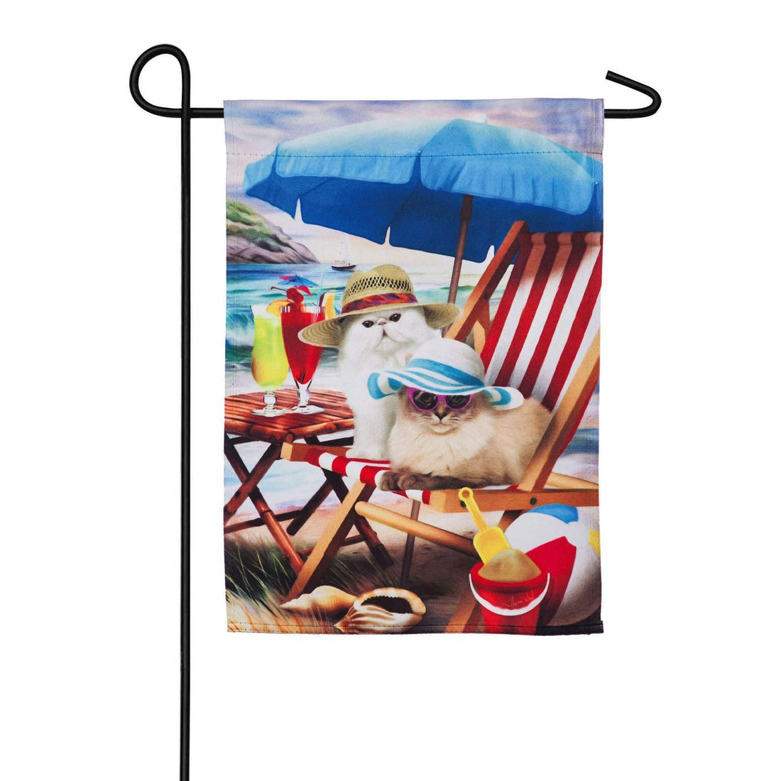 Beach Cats Garden Flag - Kitty Hawk Kites Online Store
