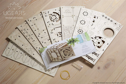 UGEARS Model Safe Kit | 3D Wooden Puzzle | DIY Mechanical Safe