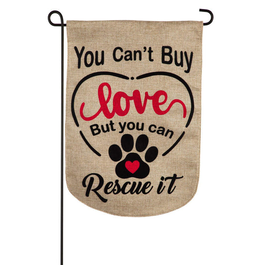 You Can't Buy Love Garden Flag - Kitty Hawk Kites Online Store