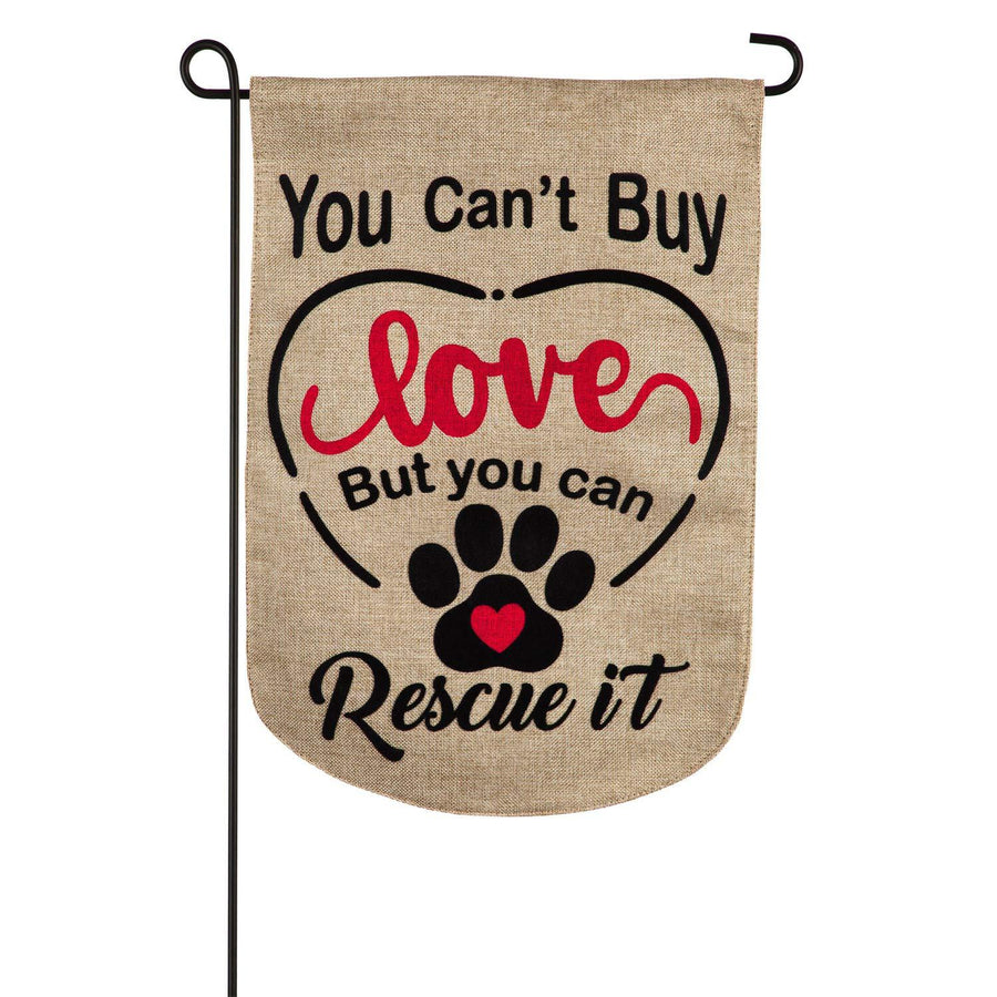 You Can't Buy Love Garden Flag - Kitty Hawk Kites Online Store