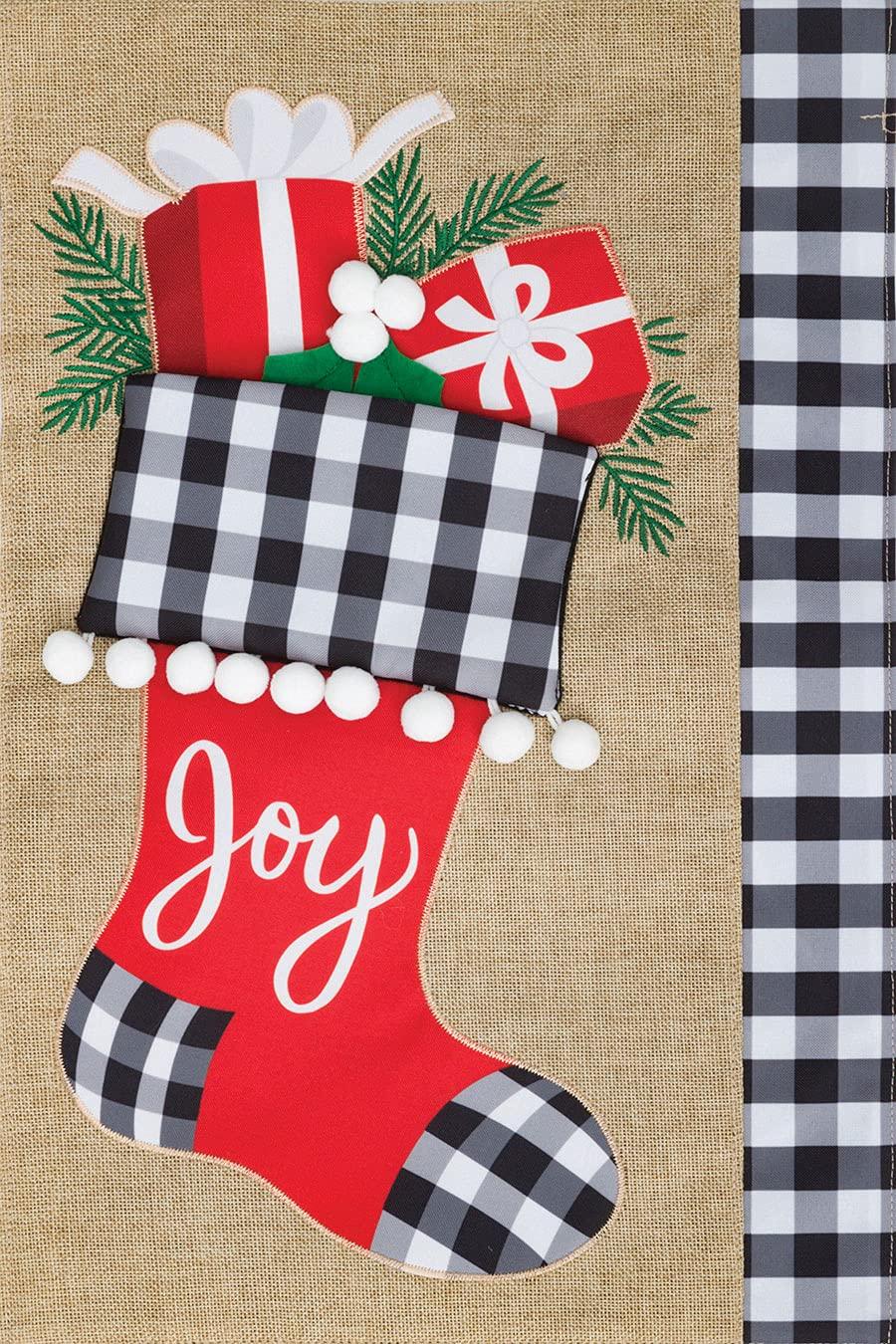 Joy Stocking Garden Flag - Kitty Hawk Kites Online Store