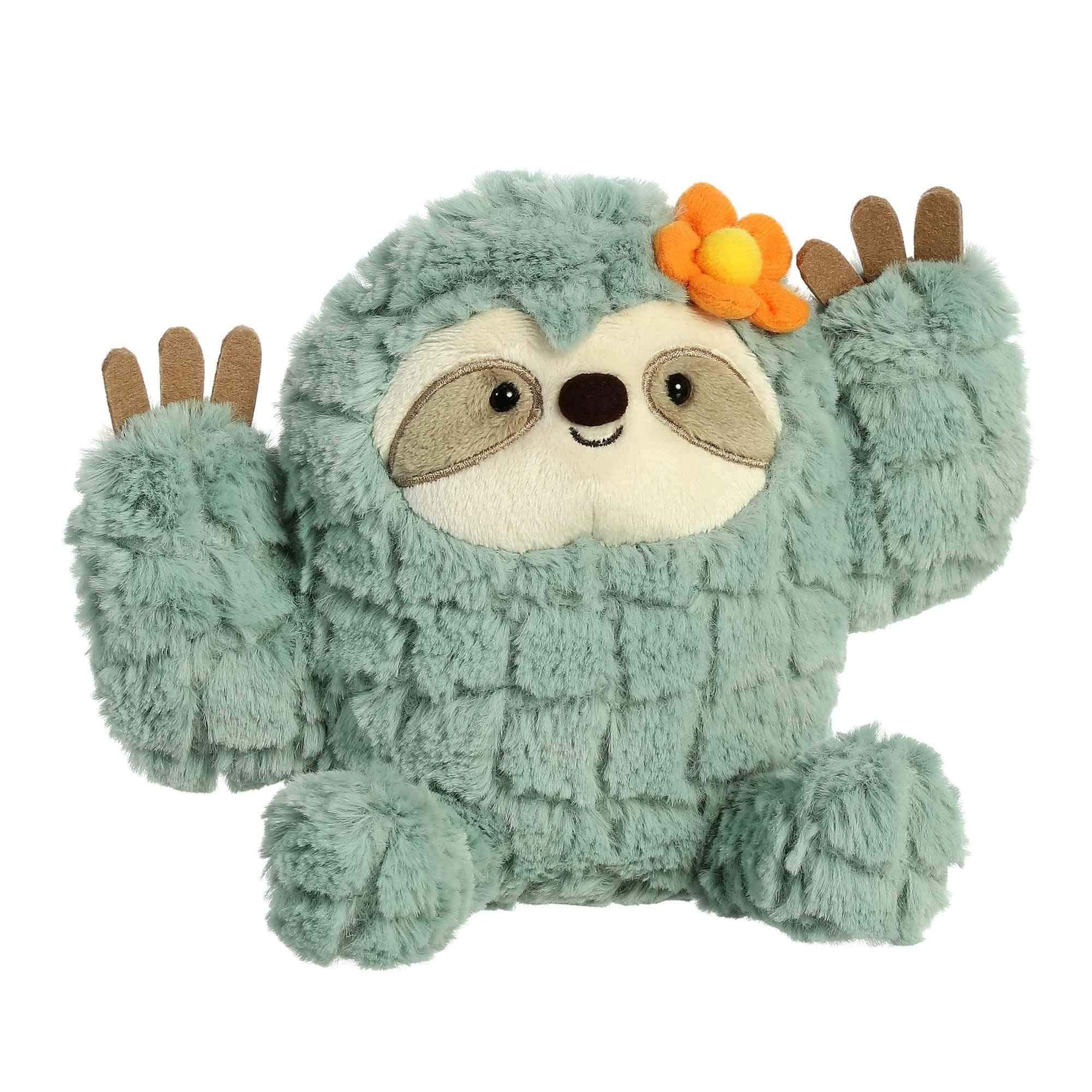 Small Cactus Sloth Plush - Kitty Hawk Kites Online Store