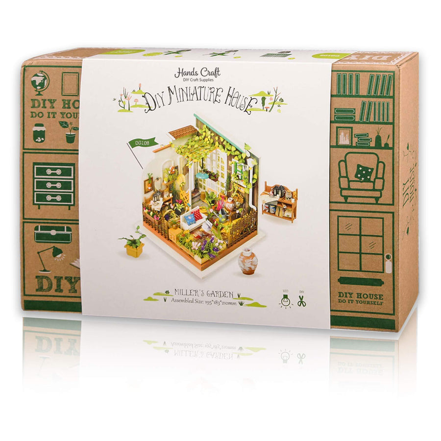 Miller's Garden 3D Wooden Miniature Dollhouse - Kitty Hawk Kites Online Store