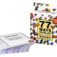 TENZI 77 Ways to Play The Add-on Card Set for The Dice Party Game - Ages 7 to 97 - Kitty Hawk Kites Online Store