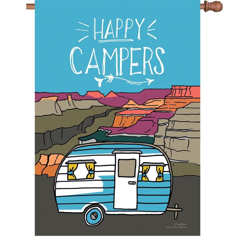 Happy Campers House Flag - Kitty Hawk Kites Online Store