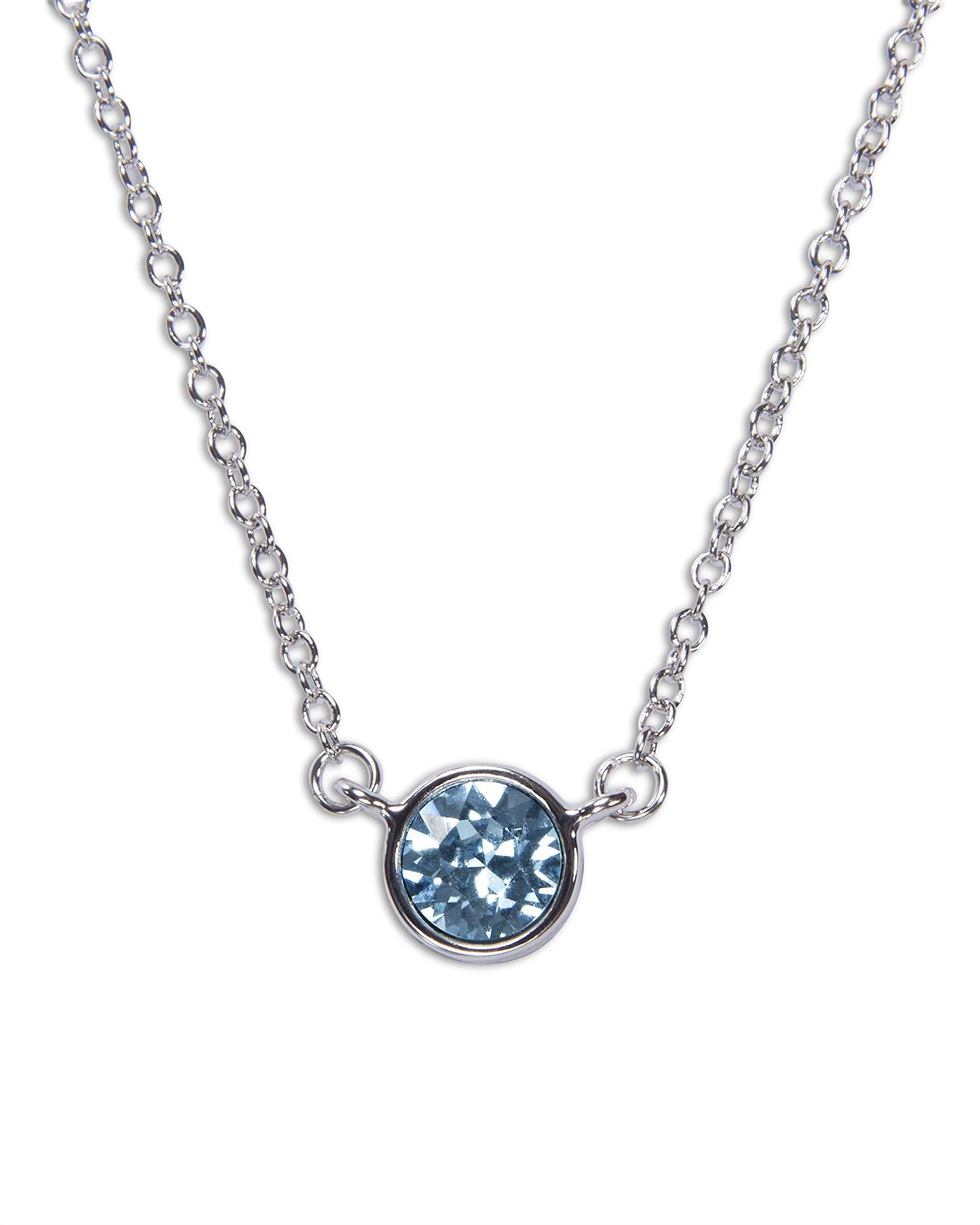 18in Aquamarine Birthstone Necklace - Kitty Hawk Kites Online Store