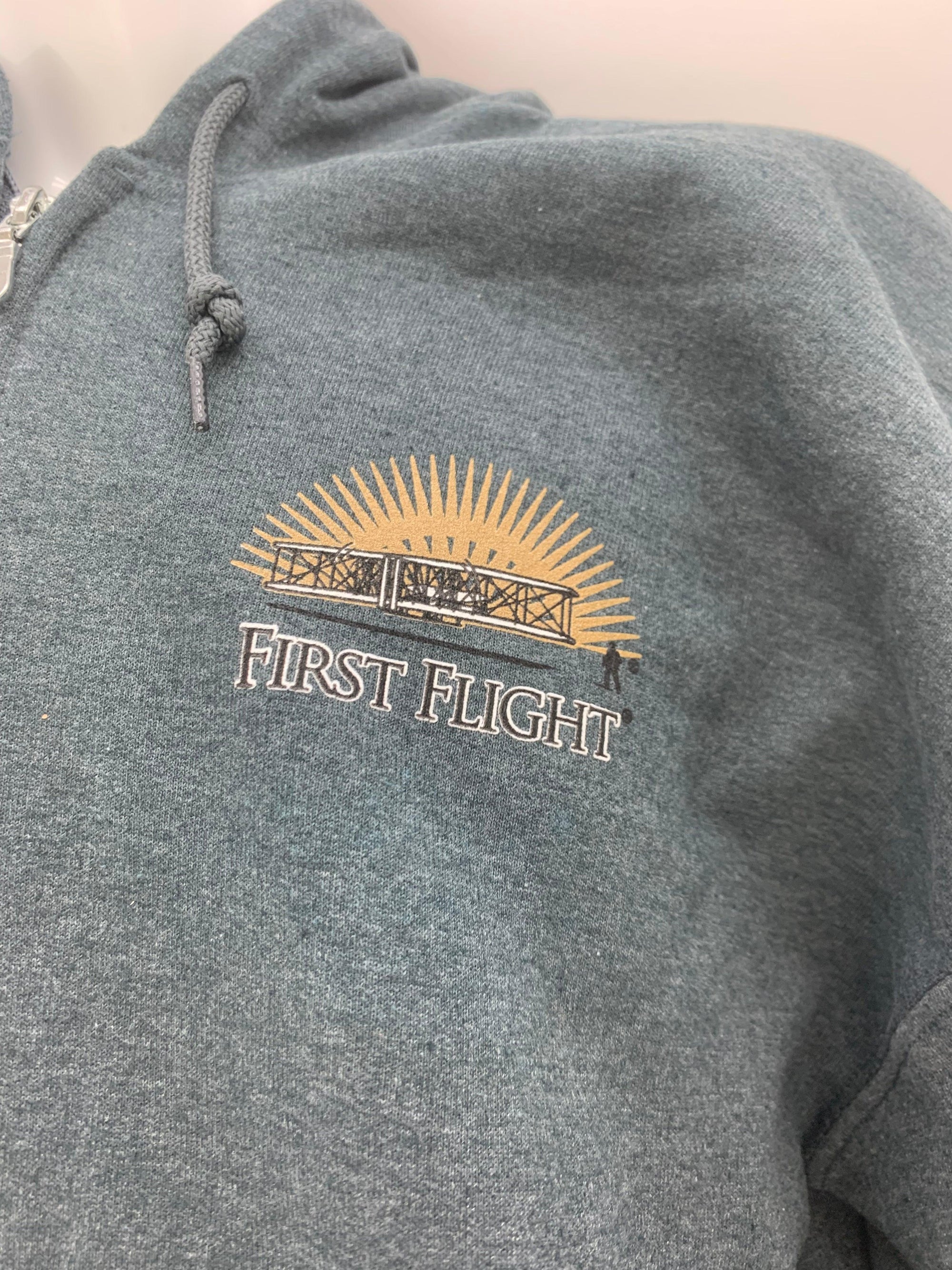 First Flight Sweatshirt - Heather Gray - Kitty Hawk Kites Online Store