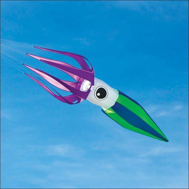 11 Foot Flying Squid Kite Line Laundry - Kitty Hawk Kites Online Store