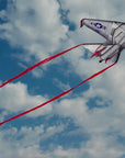 WindNSun Supersized Fighter Jet Nylon Kite w/ 3D Cockpit, 57 Inches Wide