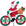 Santa On Bike Wind Spinner - Kitty Hawk Kites Online Store