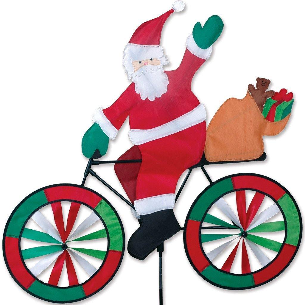Santa On Bike Wind Spinner - Kitty Hawk Kites Online Store