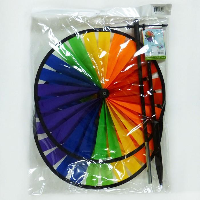 Rainbow Duo Wheel Wind Spinner - Kitty Hawk Kites Online Store