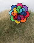 Triple Wheel 24 Petal Flower Wind Spinner - Kitty Hawk Kites Online Store