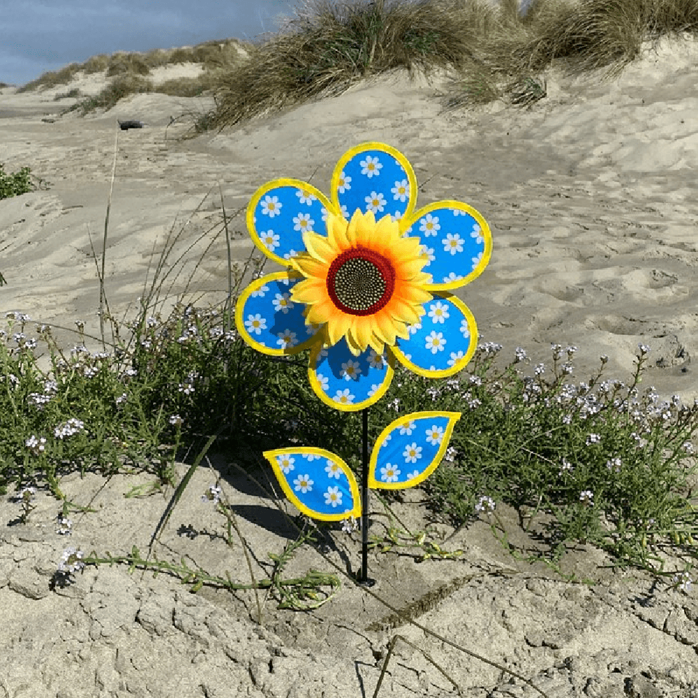 12" Daisy Sunflower with Leaves - Kitty Hawk Kites Online Store